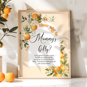 Affiche Petit mignonne à quel point c'est grand jeu du ven