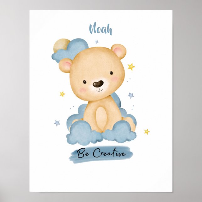Affiche Petit ours des leçons du Nuage (Devant)