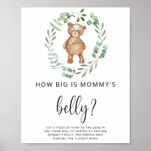 Affiche petit ours quelle taille est l'affiche de jeu vent