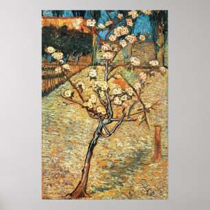 Affiche Petit poirier en fleurs par Vincent van Gogh