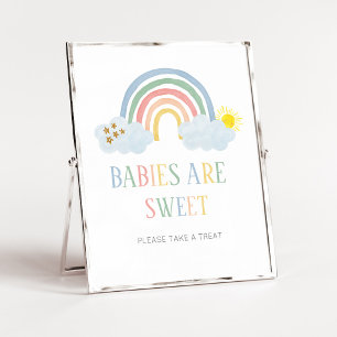 Affiche Petit Rayon de Soleil Bébés Sont Doux Panneau