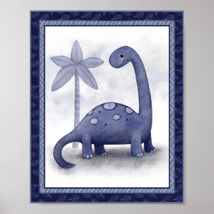 Affiche Petit Rugissement Dinosaure - Art de la nurserie B
