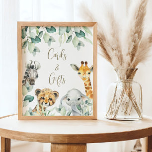 Affiche Petit Sauvageon Safari Cartes et Cadeaux de Baby S