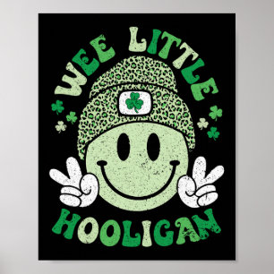 Affiche Petit visage souriant de voyou pour la Saint-Patri