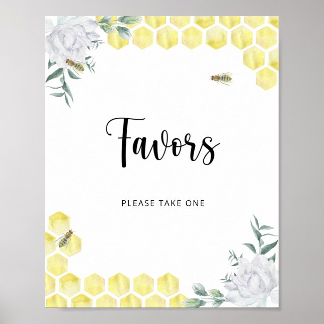 Affiche petite abeille est en route \  Faveurs  (Devant)