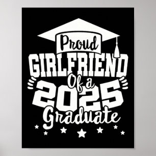 Affiche Petite Amie D'Un Diplômé De 2025 Cl Graduation Sen