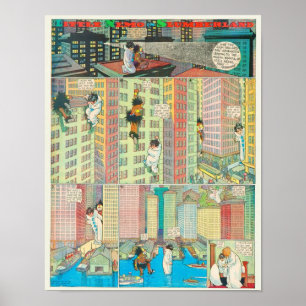 Affiche Petite bande dessinée Vintage Nemo