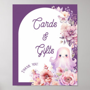 Affiche Petite Boo cartes d'halloween et cadeaux Baby show