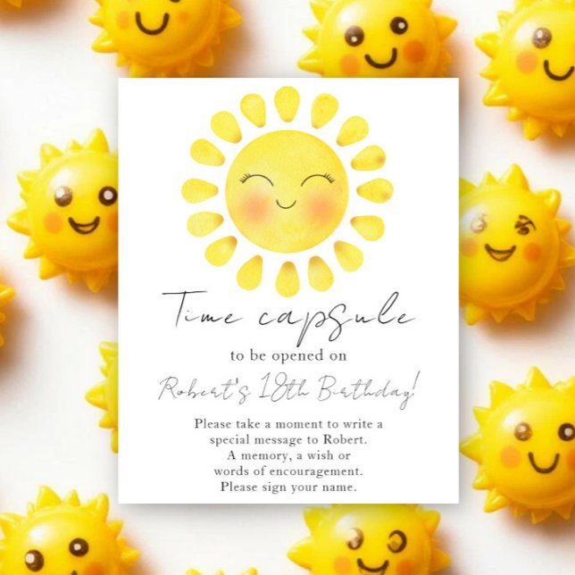 Affiche Petite capsule temporelle Little Sun 1er anniversa (Créateur téléchargé)