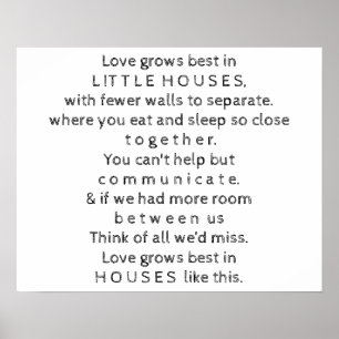 Affiche Petite citation de Chambres