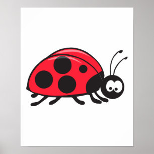 Affiche petite coccinelle