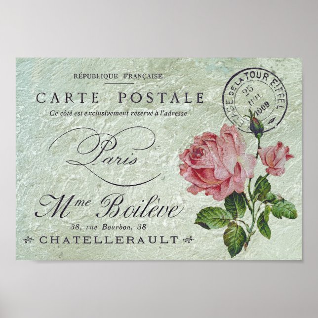 Affiche Petite Confection Rose (Devant)
