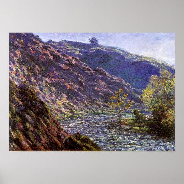 Affiche Petite Creuse, soleil de Claude Monet (Devant)