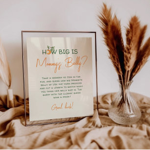 Affiche Petite Cutie Citrus Quelle est la taille du ventre