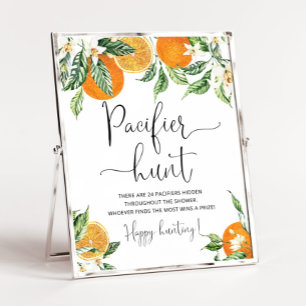 Affiche Petite cutie Pacifique chasse baby shower jeu Post