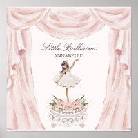 Petite danseuse rose pour Baby Shower ou Anniversa