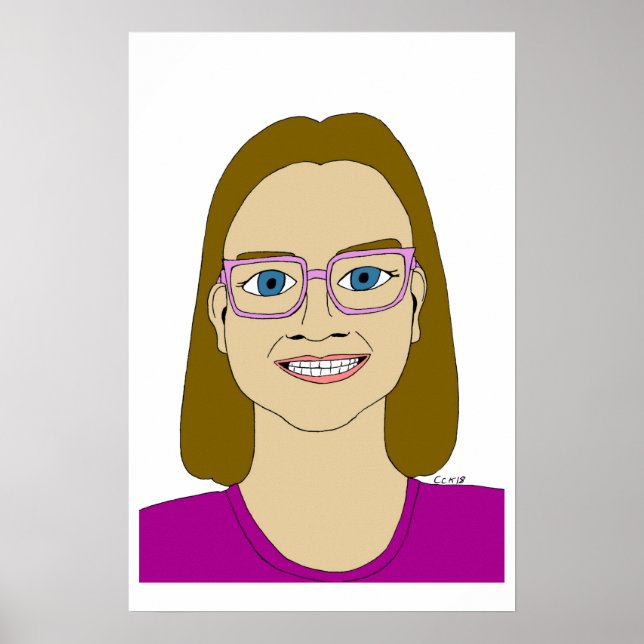 Affiche petite fille (Devant)