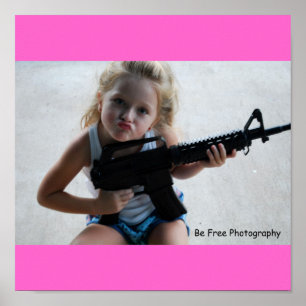 Affiche Petite fille Badass