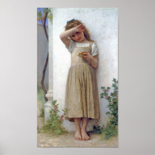 Affiche Petite fille, Bouguereau