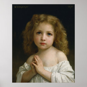 Affiche Petite fille par William-Adolphe Bouguereau