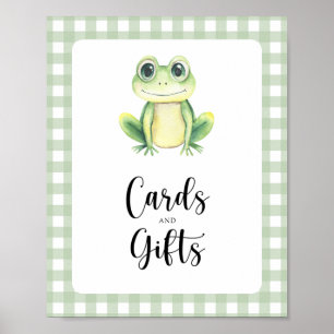 Affiche Petite grenouille - cartes et cadeaux baby shower