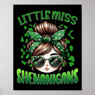 Affiche Petite Mademoiselle Shenanigans Pour Filles Femmes