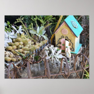 Affiche Petite maison Gnome dans les bois