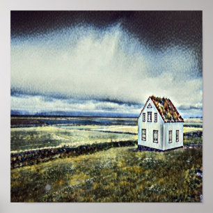 Affiche Petite maison lointaine