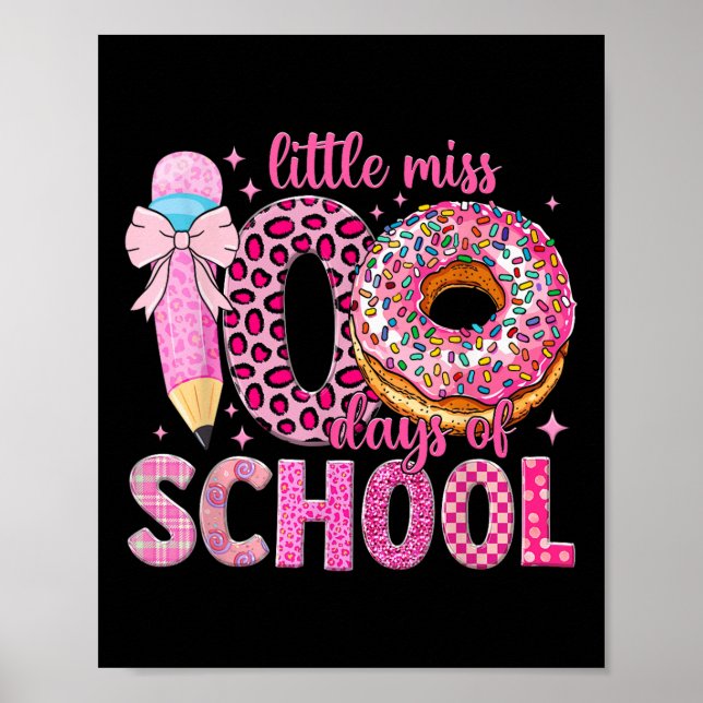 Affiche Petite Miss 100 Jours Filles plus intelligentes Do (Devant)
