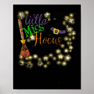 Affiche Petite Miss Hocuss Pocus Halloween Witresse