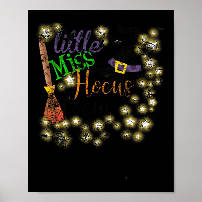 Affiche Petite Miss Hocuss Pocus Halloween Witresse (Devant)