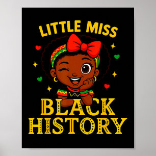 Affiche Petite Miss Mois de l'histoire des Noirs 2026 Joli