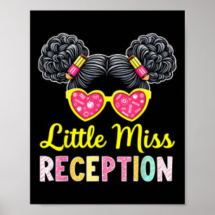 Affiche Petite Miss Réception Filles Enfants Retour À L'Éc