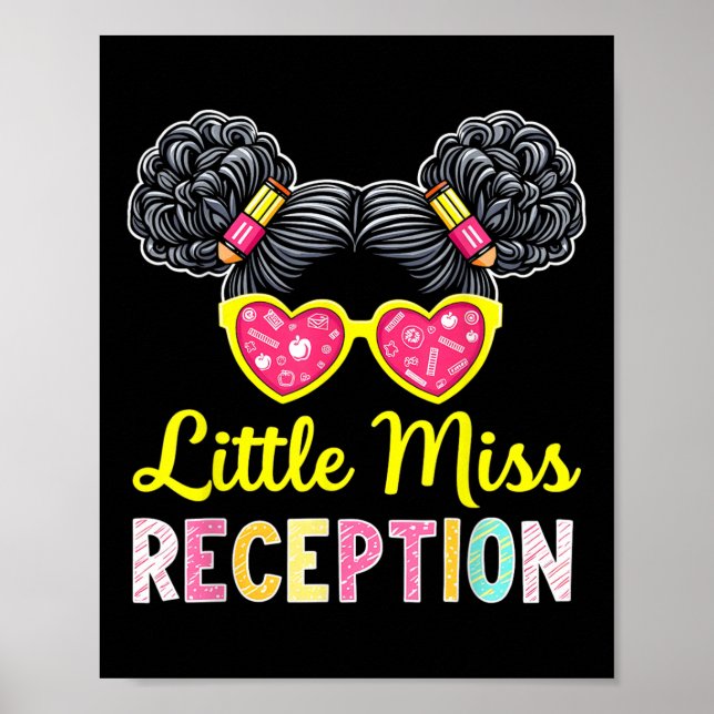 Affiche Petite Miss Réception Filles Enfants Retour À L'Éc (Devant)