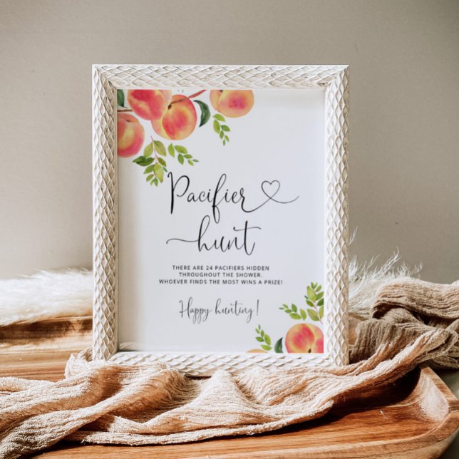 Affiche Petite pêche Pacifique chasse baby shower jeu Post (Créateur téléchargé)