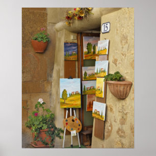 Affiche Petite pente avec des oeuvres d'art à vendre sur 
