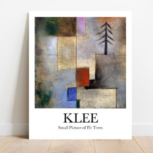 Affiche Petite photo de Fir Trees par Paul Klee