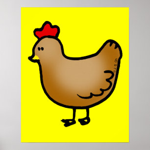 Affiche Petite poule