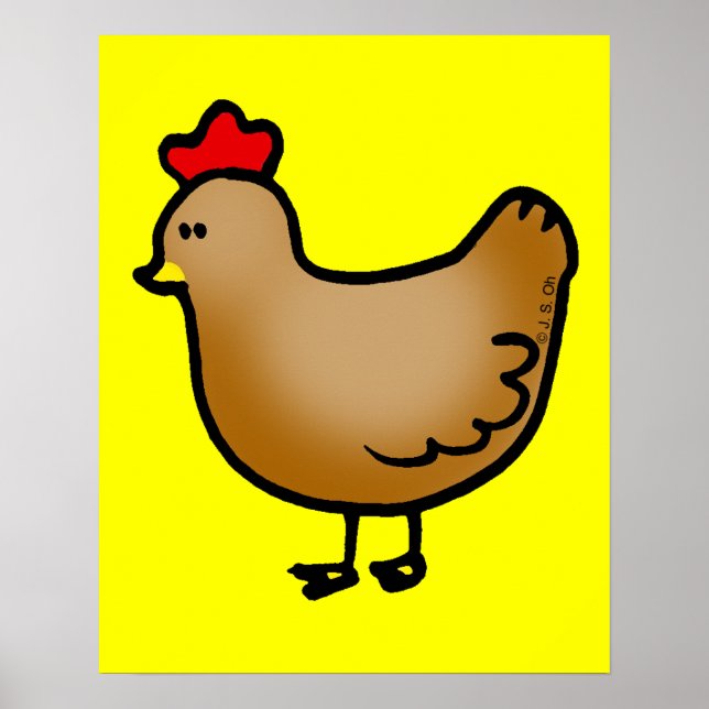 Affiche Petite poule (Devant)