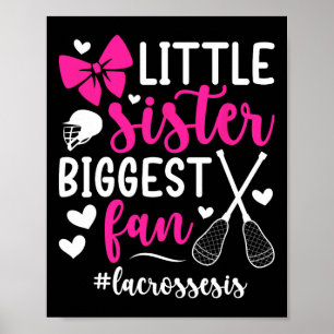 Affiche Petite Soeur Lacrosse Soeur D'Un Lacrosse