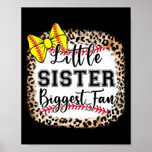Affiche Petite soeur plus grande fan attrape-arc douillett