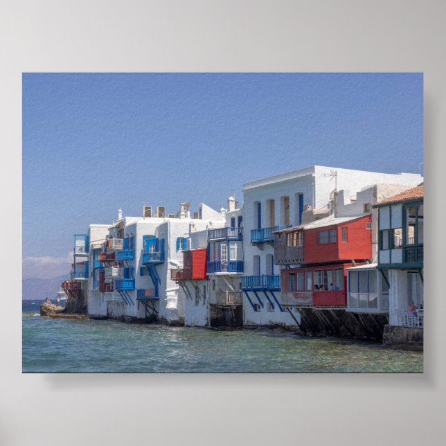 Affiche Petite Venise à Mykonos (Devant)