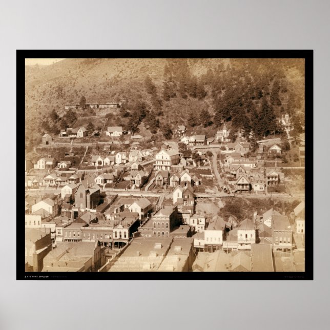 Affiche Petite ville de Deadwood SD 1887 (Devant)
