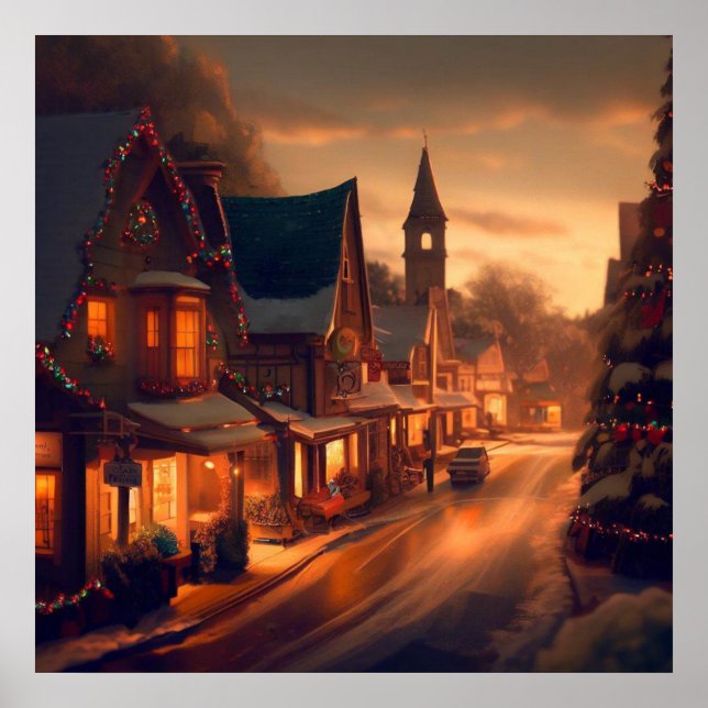 Affiche Petite ville de Noël 1 (Devant)