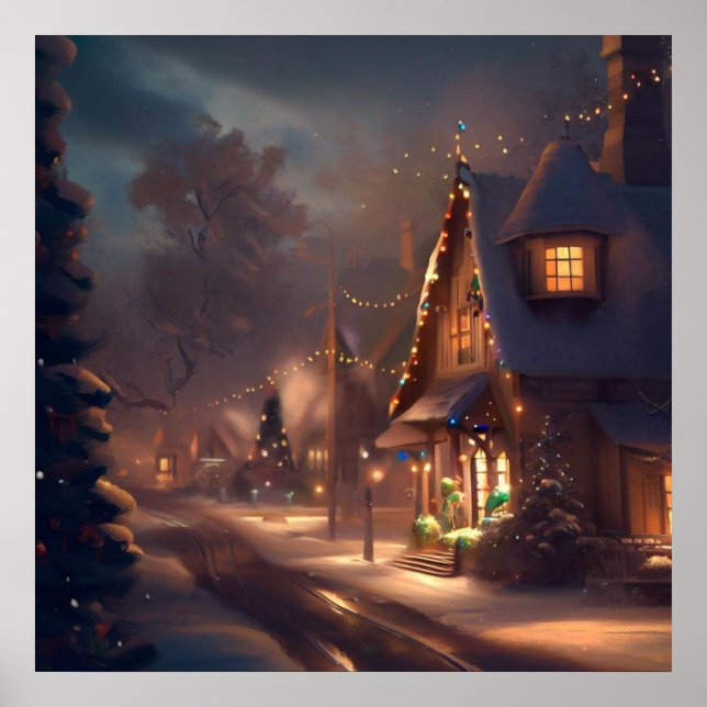 Affiche Petite ville de Noël 2 (Devant)