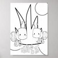 Petites fourmis de bogues de coloration