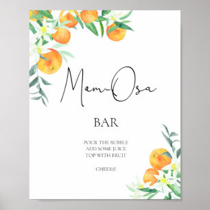 Affiche Petites oranges \ Bar Mom-osa