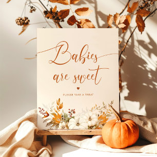 Affiche Petits bébés citrouilles sont doux