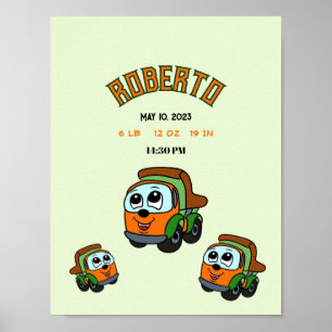 Affiche Petits camions