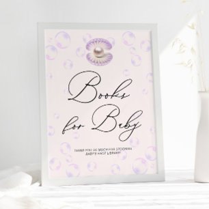 Affiche Petits Livres Pearl Pour Baby shower Bébé